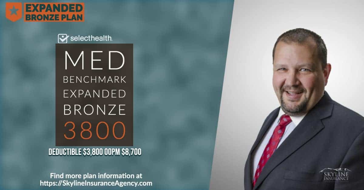 SelectHealth Health Plan 2022 Selecthealth Med Benchmark Expanded Bronze 3800