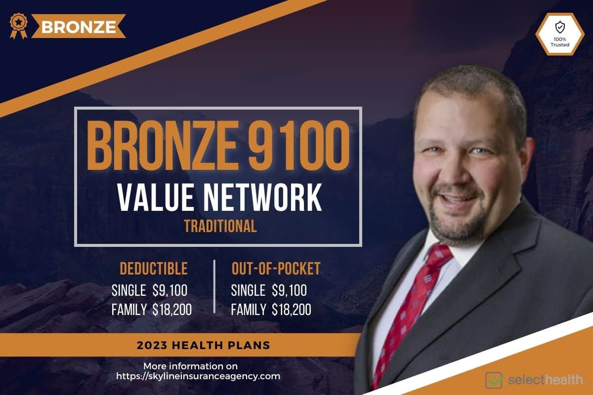 Bronze 9100 Value SelectHealth 2023 Health Insurance Plan