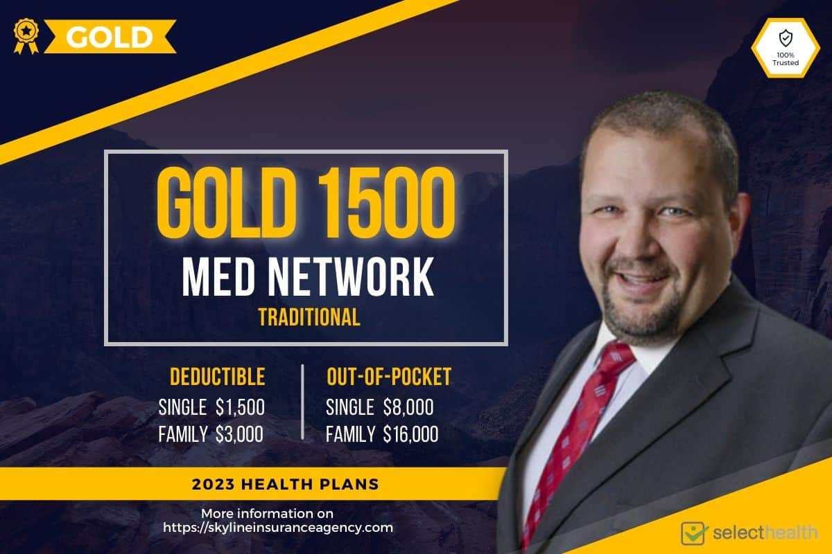 Gold 1500 Med SelectHealth 2023 Health Insurance Plan