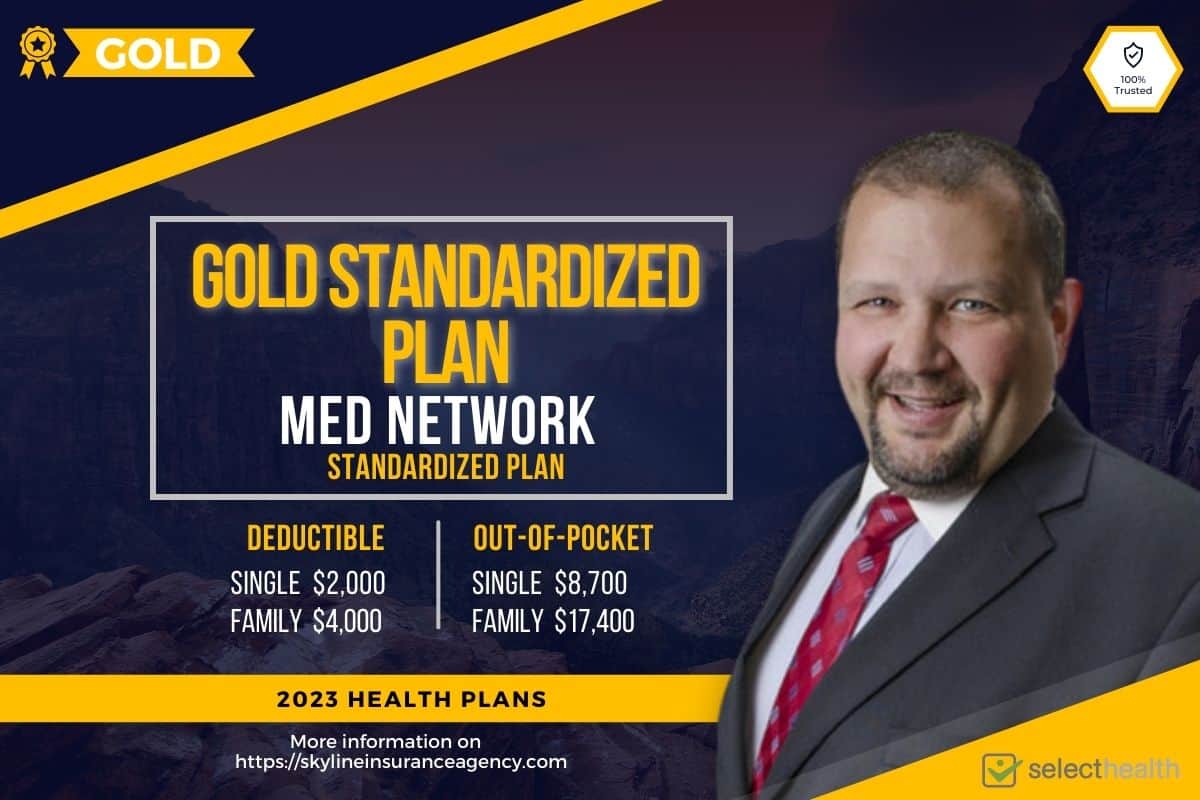 Gold Standardized Plan Med SelectHealth 2023 Health Insurance Plan