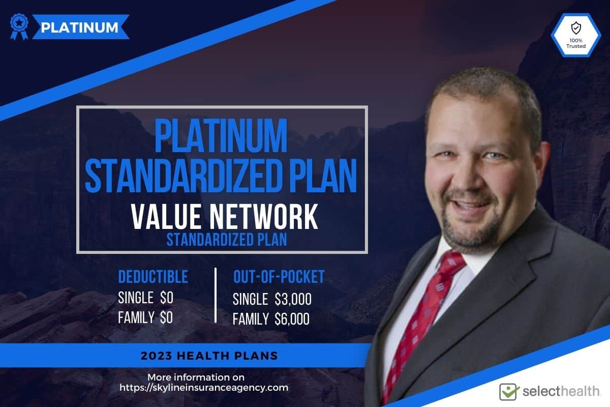 Platinum Standardized Plan Value SelectHealth 2023 Health Insurance Plan