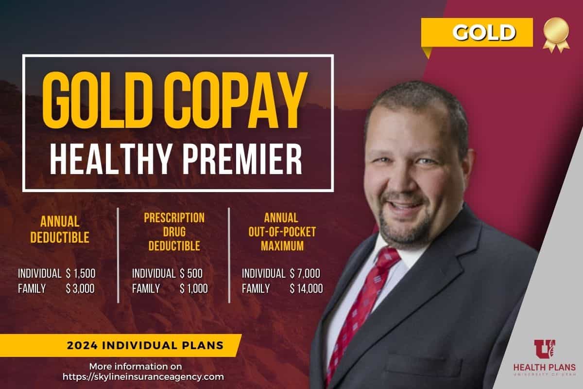 Healthy Premier Gold Copay U of U Health 2024 Health Insurance Plan